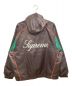 Supreme (シュプリーム) SATIN HOODED TRACK JACKET ブラウン サイズ:L：30000円