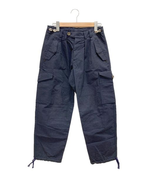 daska（ダスカ）daska (ダスカ) (d-37) field cargo pants ネイビー サイズ:22の古着・服飾アイテム