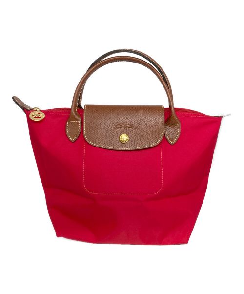 LONGCHAMP（ロンシャン）LONGCHAMP (ロンシャン) パッカブルハンドバッグ レッドの古着・服飾アイテム