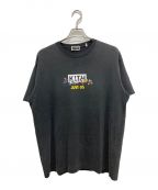 KITH×DISNEYキス×ディズニー）の古着「Mickey & Friends Family Portrait Vintage Tee」｜ブラック