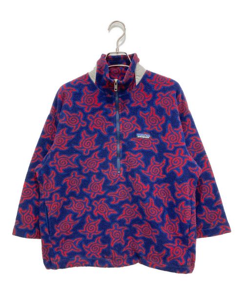 Patagonia（パタゴニア）Patagonia (パタゴニア) 90sハーフジップフリースジャケット ネイビー×レッド サイズ:Kids 10（XS）の古着・服飾アイテム