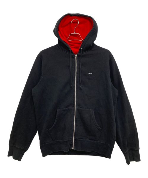 SUPREME（シュプリーム）SUPREME (シュプリーム) Small Box Logo Zip Up Hoodie ブラック サイズ:Mの古着・服飾アイテム