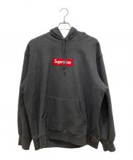 SUPREME (シュプリーム) Box Logo Hooded Sweatshirt Charcoal サイズ:L