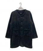 Engineered Garmentsエンジニアド ガーメンツ）の古着「Knit Long Cardigan-Poly Shaggy Fleece」｜ブラック