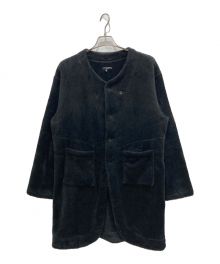 Engineered Garments（エンジニアド ガーメンツ）の古着「Knit Long Cardigan-Poly Shaggy Fleece」｜ブラック