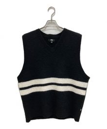 stussy（ステューシー）の古着「BRUSHED MOHAIR VEST」｜ブラック