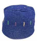 NOROLLノーロール）の古着「KNIT BUCKET HAT」｜ネイビー