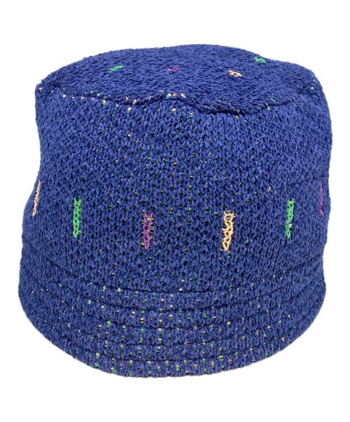 NOROLL（ノーロール）NOROLL (ノーロール) KNIT BUCKET HAT ネイビーの古着・服飾アイテム