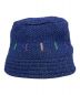 NOROLL (ノーロール) KNIT BUCKET HAT ネイビー：8000円