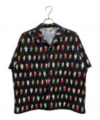 jiedaジエダ）の古着「COOKIE OPEN COLLAR SHIRT SS」｜ブラック