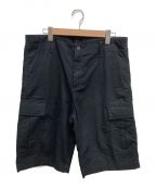 Carhartt WIPカーハート ワークインプログレス）の古着「REGULAR CARGO SHORT」｜ブラック