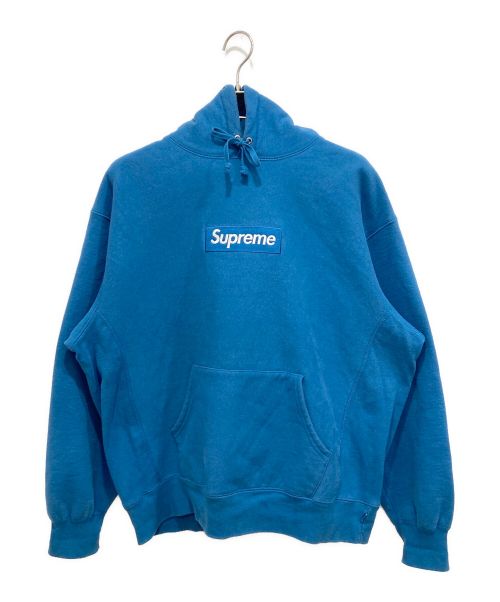 SUPREME（シュプリーム）Supreme (シュプリーム) Box Logo Hooded Sweatshirt ブルー サイズ:Lの古着・服飾アイテム