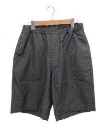 kontor（コントール）の古着「RELAXED MINIMAL SHORTS」｜チャコールグレー