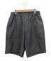 kontor（コントール）の古着「RELAXED MINIMAL SHORTS」｜チャコールグレー