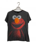 SESAME STREETセサミストリート）の古着「アニメーションTEE」｜ブラック