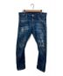 DSQUARED2（ディースクエアード）の古着「SEXY TWIST JEAN」｜インディゴ