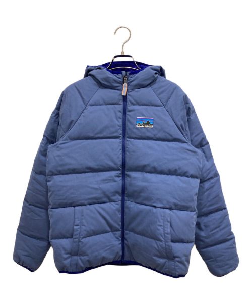 Patagonia（パタゴニア）Patagonia (パタゴニア) キッズコットンダウンジャケット ブルー サイズ:M(Kisd XXL)の古着・服飾アイテム