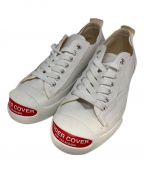 UNDERCOVERアンダーカバー）の古着「TOE LOGO CANVAS SNEAKERS」｜ホワイト