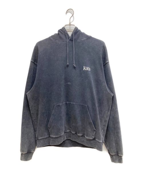 KITH（キス）KITH (キス) Williams III Crystal Wash Hoodie ブラック サイズ:Lの古着・服飾アイテム