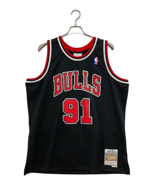 MITCHELL & NESS（ミッチェルアンドネス）MITCHELL & NESS (ミッチェルアンドネス) ゲームシャツ ブラック サイズ:XLの古着・服飾アイテム