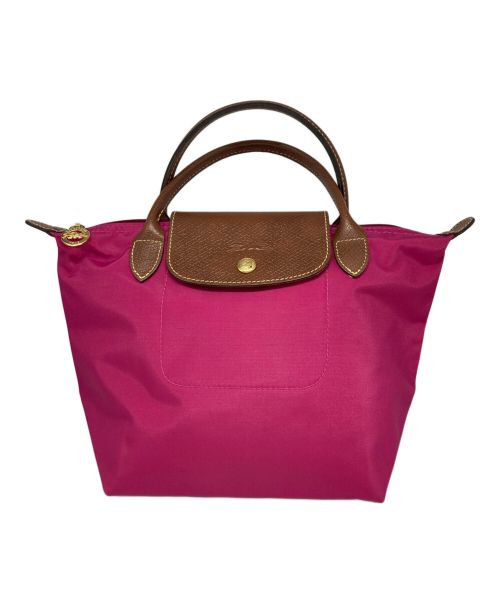 LONGCHAMP（ロンシャン）LONGCHAMP (ロンシャン) パッカブルハンドバッグ ショッキングピンクの古着・服飾アイテム