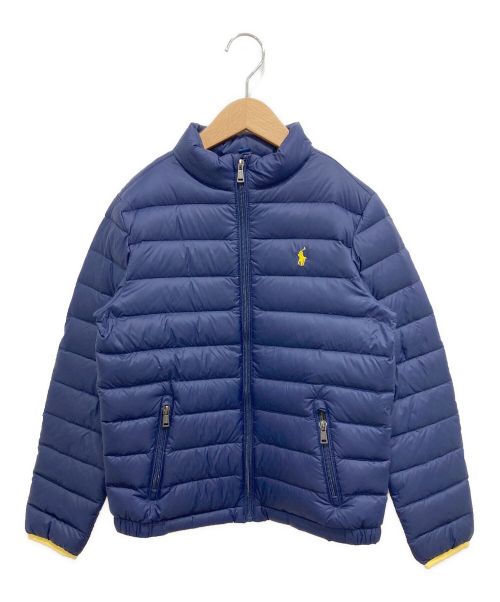 POLO RALPH LAUREN（ポロ・ラルフローレン）POLO RALPH LAUREN (ポロ・ラルフローレン) ライトダウンジャケット ネイビー サイズ:150cm(M 10-12)の古着・服飾アイテム