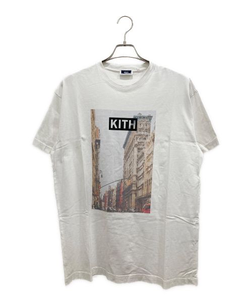 KITH（キス）KITH (キス) NYC SOHO VINTAGE TEE ホワイト サイズ:Mの古着・服飾アイテム