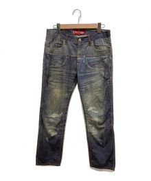 COMME des GARCONS JUNYA WATANABE MAN×LEVI'S（コム デ ギャルソン ジュンヤ ワタナベ マン×リーバイス）の古着「デニム転写パンツ」｜インディゴ