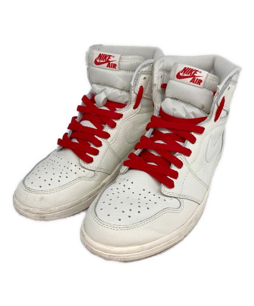 NIKE（ナイキ）NIKE (ナイキ) AIR JORDAN 1 RETRO HIGH OG ホワイト サイズ:26cmの古着・服飾アイテム