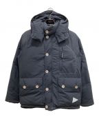 and wanderアンドワンダー）の古着「tough down jacket」｜ネイビー