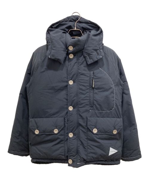 and wander（アンドワンダー）and wander (アンドワンダー) tough down jacket ネイビー サイズ:2の古着・服飾アイテム