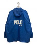 POLO SPORTポロスポーツ）の古着「ナイロンフーディージャケット」｜ブルー