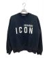 DSQUARED2（ディースクエアード）の古着「ICONスウェット」｜ブラック