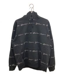 SUPREME（シュプリーム）の古着「Script Stripe Hooded Sweatshirt」｜ブラック