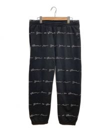 SUPREME（シュプリーム）の古着「Script Stripe Sweatpant」｜ブラック