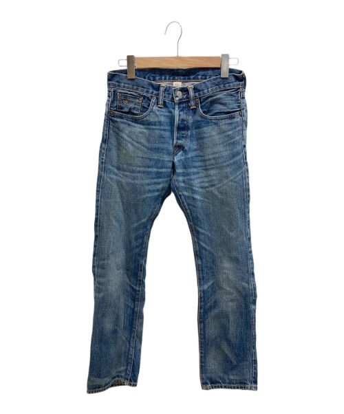 RRL（ダブルアールエル）RRL (ダブルアールエル) USED加工スリムフィットデニムパンツ インディゴ サイズ:73.5cm (W29)の古着・服飾アイテム