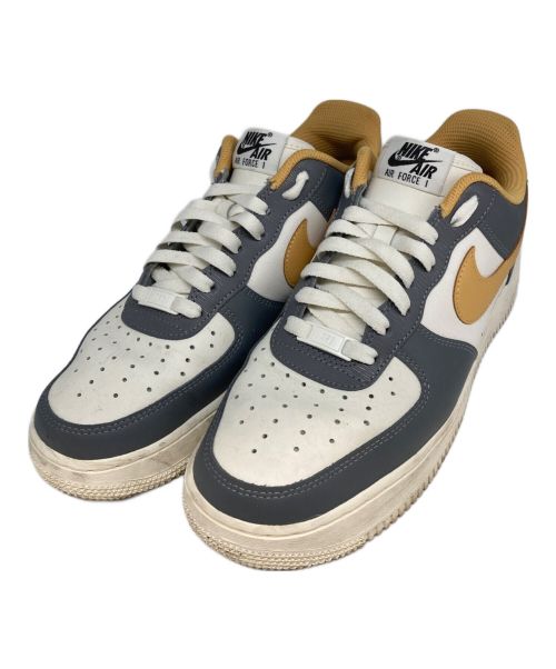 NIKE（ナイキ）NIKE (ナイキ) AIR FORCE 1 LOW BY YOU グレー×イエロー サイズ:27cmの古着・服飾アイテム