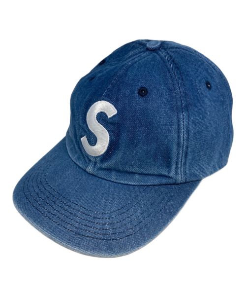 SUPREME（シュプリーム）SUPREME (シュプリーム) Pigment S Logo 6-Panel インディゴの古着・服飾アイテム