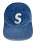 SUPREME (シュプリーム) Pigment S Logo 6-Panel インディゴ：9000円