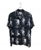 WACKO MARIAワコマリア）の古着「BOB MARLEY S/S HAWAIIAN SHIRT」｜ブラック