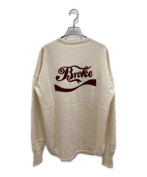 GOOD GRIEF!（グッドグリーフ）GOOD GRIEF! (グッドグリーフ) Cashmere Logo Knit Pullover アイボリー サイズ:Freeの古着・服飾アイテム