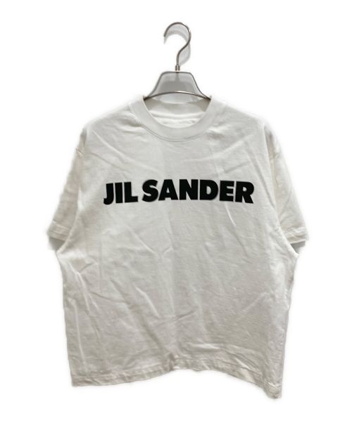 JIL SANDER（ジルサンダー）JIL SANDER (ジルサンダー) ロゴカットソー ホワイト サイズ:XSの古着・服飾アイテム