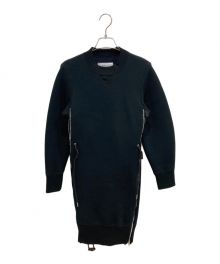 sacai（サカイ）の古着「Sponge Sweat MA-1 Dress」｜ブラック