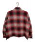 stussy (ステューシー) BRUSHED WOOL PLAID ZIP SHIRT レッド サイズ:S：14000円