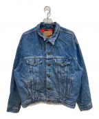 LEVI'Sリーバイス）の古着「ブロックチェックライナーデニムジャケット」｜インディゴ