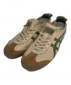 Onitsuka Tigerオニツカタイガー）の古着「レザースニーカー」｜BEIGE/GRASS GREEN