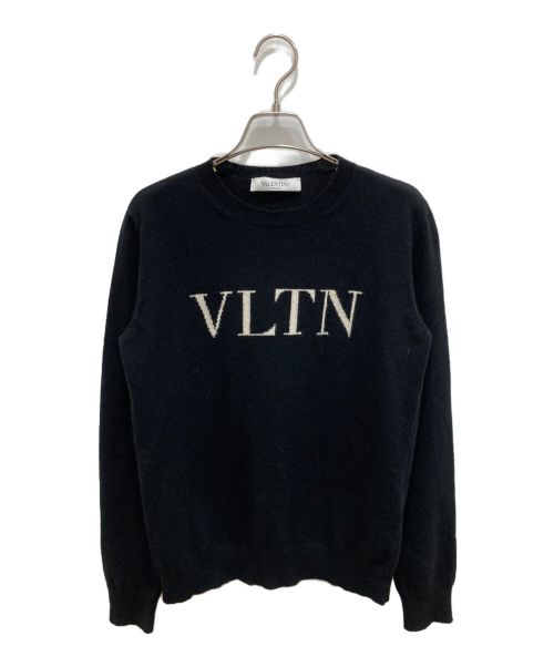 VALENTINO（ヴァレンティノ）VALENTINO (ヴァレンティノ) VLTNロゴニット ブラック サイズ:Mの古着・服飾アイテム