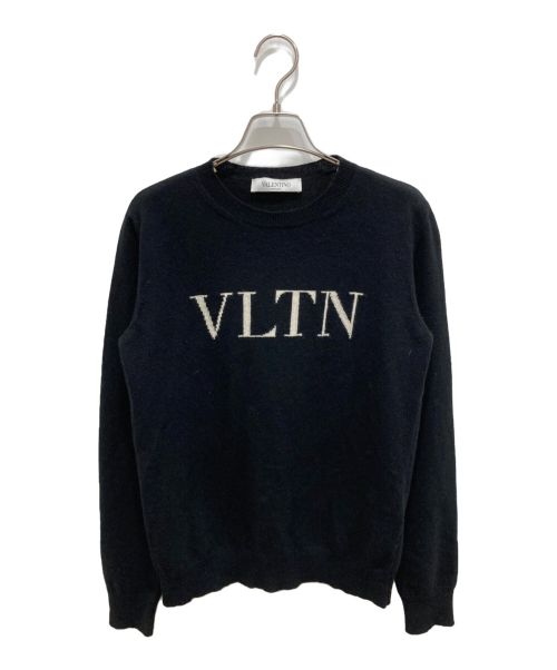 VALENTINO（ヴァレンティノ）VALENTINO (ヴァレンティノ) VLTNロゴニット ブラック サイズ:Mの古着・服飾アイテム