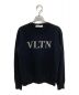 VALENTINO（ヴァレンティノ）の古着「VLTNロゴニット」｜ブラック