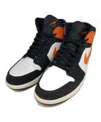 NIKEナイキ）の古着「AIR JORDAN 1 MID SHATTERED BACKBOARD」｜オレンジ